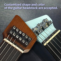 Fabricant de Guitares Sans Tête avec Logo Personnalisé, Usine de 13 Ans, Audité SGS, Micros SSH, Guitare de Voyage, OEM ODM
