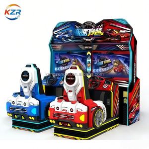Jeu d'arcade de course automobile dynamique à deux joueurs haute vitesse - Équipement de divertissement de la ville des dessins animés - Product Image 2