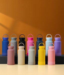 Nuevo diseño, tapa de bloqueo de boca ancha, vacío de doble pared, taza deportiva para gimnasio, botella de agua, acero inoxidable para beber - Product Image 3