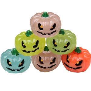 2025 New <b>Product</b> 3D Luminous Halloween Cute Pumpkin Ornament DIY Simulation Jewelry Accessories - Product Image 1