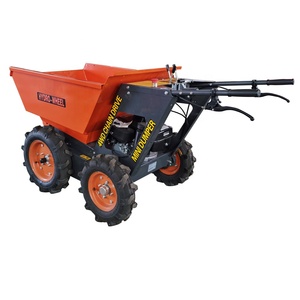 Gerobak Dorong Bertenaga Gas Diakui CE, Dumper Mini Beroda 4X4 untuk Konstruksi/Taman - Product Image 5