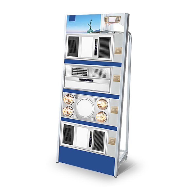 Customized Dismountable Light Duty Floorstanding Metal Display Stand Rack for Bathroom Heater