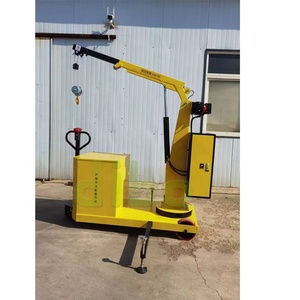 Tự Động 360 Độ Quay Thủy Lực Di Động Thiết Bị Nâng Hạ Gấp Mini Sàn Điện Nhỏ Cần Cẩu Cho Kho - Product Image 3