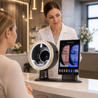 Analyseur de peau IA 18+5+1 : Scanner cutané 10 spectres pour analyse complète du visage, idéal pour salons de beauté et spas, avec rapport imprimable