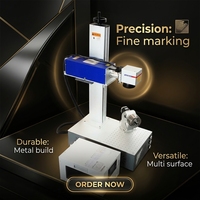 Machine de marquage laser UV 355 nm 5 W avec galvanomètre, zone de travail 110x110 mm et 175x175 mm