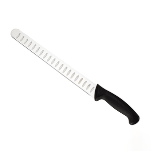 <span class=keywords><strong>Cuchillo</strong></span> para jamón de acero inoxidable ultra afilado de 11 pulgadas, diseño ergonómico, lo <span class=keywords><strong>mejor</strong></span> para rebanar asados, carnes - Product Image 2