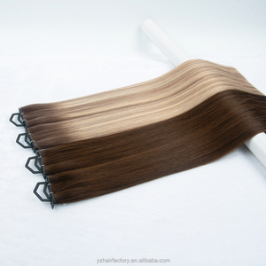 ต่อผม Genius Weft แบบตาข่าย  แบบ Double Drawn  แบบมองไม่เห็นรอยต่อ  แบบ Bead Weaving ผมแท้ - Product Image 3