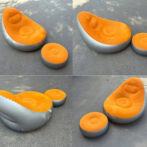 เก้าอี้โซฟาเป่าลมพกพา Big Bear สำหรับใช้งานกลางแจ้ง ดีไซน์วิคตอเรียน สไตล์ตกปลา พับได้ บุหนา รองรับน้ำหนักได้สูงสุด 195 กก. - Product Image 5