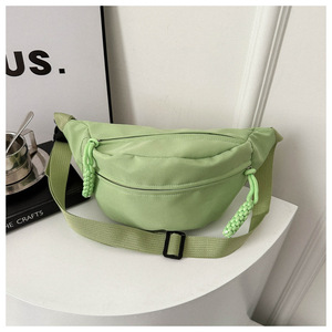 Wholesale Custom Logo Nylon Barrel-shaped Fanny Pack Cross Body Waist Bag <b>Leopard</b> Pattern Waterproof Zipper Closure Outdoor - Product Image 2