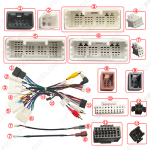 Adaptateur de faisceau de câbles d'alimentation 16 broches avec boîtier Canbus pour Toyota Prado/Camry/Highlander/Sienna Unité principale d'installation - Product Image 2