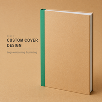 Direkt vom Hersteller Anpassbares Struktur-Notizbuch A4 A5 Größe Personalisiertes Logo-Design Firmengeschenk Schreibwaren-Set