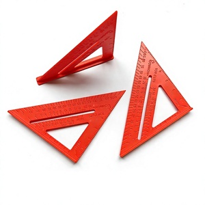 Regla Triangular de 7 Pulgadas, 45 Grados, Ángulo Recto, Herramienta de Medición de Plástico para Carpintería y Construcción - Product Image 5