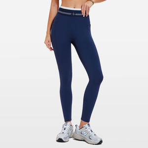 Ropa Deportiva para <span class=keywords><strong>Mujer</strong></span> 3XL, <span class=keywords><strong>Pantalones</strong></span> de Gimnasio con Bolsillo, Diseño Color Block, Leggings de Yoga - Product Image 6