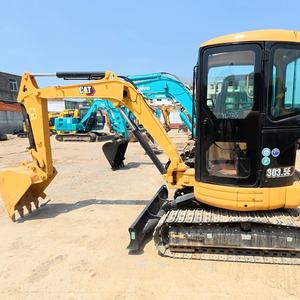 Excavadora de orugas Caterpillar de 3 toneladas para uso agrícola y doméstico, alta calidad, bajo tiempo de trabajo, envío gratuito, garantía de dos años - Product Image 1