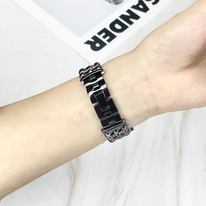 BEEFLYPOWER สายนาฬิกาสแตนเลสสำหรับแอปเปิ้ลวอทช์ SE S11 10 9 8 7 <span class=keywords><strong>6</strong></span> 5 4 3 2 1 41 มม.45 มม.40 มม.38 มม.สายรัดข้อมือผู้หญิง - Product Image 4