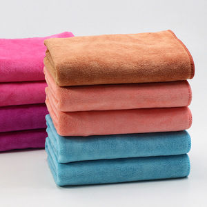 <b>Microfiber</b> Hair Drying <b>Towels</b> 50x80cm Quick Dry Solid Color Rectangular For Beauty Salons - Product Image 3