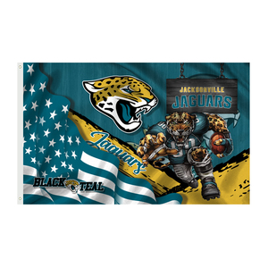 NFL bayrakları için Jacksonville Jaguars yüksek kalite 3x5 ayaklar özel tüm takımlar toptan süper kase bayrakları - Product Image 1