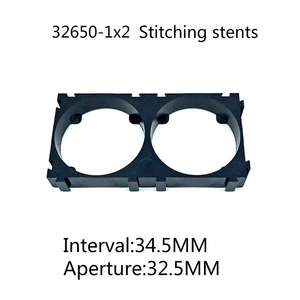Custom 32650 Cell Holder Battery Pack Battery <b>Spacer</b> 32650 1x2 Battery Holder - Product Image 3