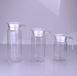 Venta al por mayor barato 0.5L 1L 1,3 Lglass jarra personalizada de lujo clásico jugo hervidor bebida fría jarra de vidrio juego de cena <span class=keywords><strong>para</strong></span> servir en casa - Product Image 6