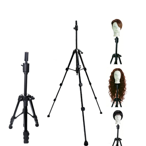 Supporto Regolabile per Parrucche per Testa di Manichino, Treppiede in Lega di Alluminio per Parrucche, Base Antiscivolo, 1420mm, Treppiede Robusto per Parrucche - Product Image 1