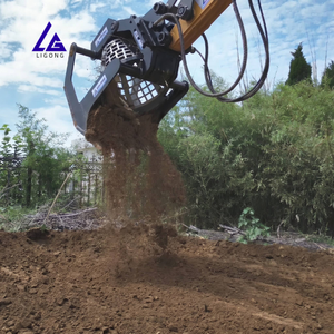 Godet de criblage rotatif pour <span class=keywords><strong>mini</strong></span>-excavatrice à entraînement hydraulique, avec grille multi-tailles et criblage efficace pour godet de criblage rotatif - Product Image 6