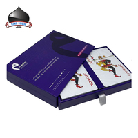 Boîte double en PVC plastique étanche, fabrication OEM, design personnalisé, pour cartes à jouer, logo personnalisé, certifiée EN71