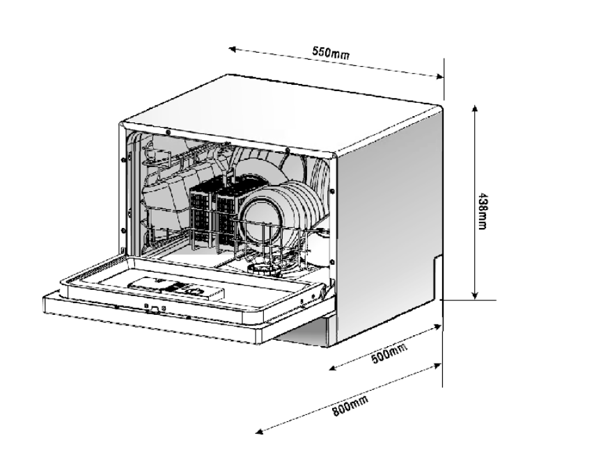 Household Dishwasher, Mini Table-Top Dishwasher, Dishwasher OEM Manufacturer