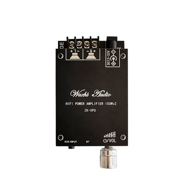 Hot Selling ZK-XPS 150WX2 TDA7498E Blue Tooth 5.0 Wireless Audio Power Digital Amplifier Board Stereo Amp