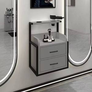 Modern Golden Metal <b>Cabinet</b> for Beauty and Hairdressing for Barber Salons and Hotels - Product Image 2