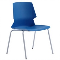 Chaise empilable moderne et durable en plastique PP pour l'école, les enseignants, le bureau, la salle de classe, les salles de formation