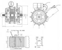 Moteur réducteur asynchrone industriel SUAGAN 650W monophasé 50Hz portable pour mélangeur de mortier, ciment et béton, efficacité IE4, 720 tr/min