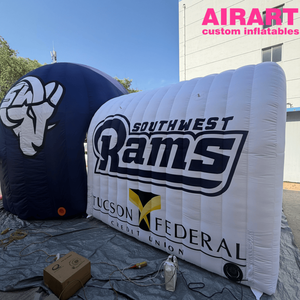 Tunnel Gonfiabile Gigante Personalizzato a Forma di Casco da Football per Eventi Sportivi e Decorazioni per l'Apertura di Partite - Product Image 2