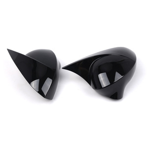 Seat Ibiza Rearview <b>Mirror</b> Covers Bullhorn Shape ABS <b>Plastic</b> Full Set 2008-2016 - Product Image 4