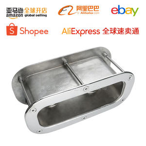 Accessoires de quincaillerie marine en acier inoxydable 316, poulie de guidage à double roue, ancre de treuil, perforation pour yacht - Product Image 2