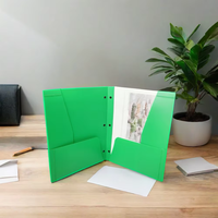 Promotion Fabricant : Fichiers en plastique PP perforés A4, étanches, à 3 trous, pour fournitures scolaires et de bureau – Vente en gros