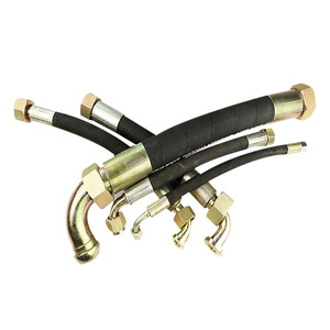 Ensemble de tuyaux haute pression tressés en fil d'acier, spécifications personnalisées pour les machines d'ingénierie et l'utilisation dans les mines de charbon - Product Image 1