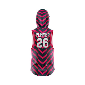 High Quality Custom 7on7 Football Sleeveless Hoodie Jersey Lightweight Breathable Training Wear Sublimation All Sizes - Product Image 5