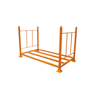 מדפי אחסון ניידים מתקפלים לתעשייה כבדה של JiaGong, עשויים פלדת צינורות Q235, ניתנים לערום. - Product Image 1