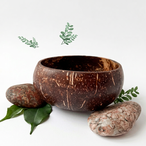 High Quality Coconut Shell Bowl from Vietnam Small Eco-Friendly Bowl with Laser Engraved Logo for Candle Exported Eco2go Vietnam - Product Image 1