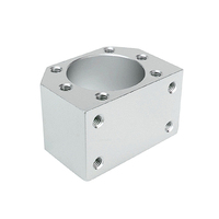 Offre Spéciale – Support de Fixation pour Vis Trapezoidale T8 en Acier Inoxydable 34x30x30mm, Tolerance 0.01mm, pour Écrou de Vis à Billes Argenté