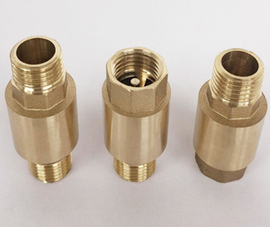 Mùa Xuân nạp kiểm tra valvecopper kiểm tra Van cho máy nén chủ đề đồng thau dọc mùa xuân kiểm tra van - Product Image 4