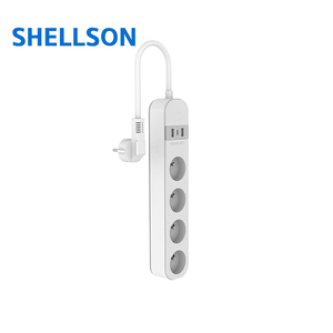 Venta al por mayor <span class=keywords><strong>de</strong></span> fábrica, <span class=keywords><strong>precio</strong></span> competitivo, extensión <span class=keywords><strong>de</strong></span> 4 salidas, toma <span class=keywords><strong>de</strong></span> corriente <span class=keywords><strong>de</strong></span> pared con puertos Usb, enchufes FR con medición - Product Image 5