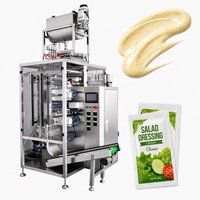 Machine d'emballage automatique 4 voies pour liquides et pâtes, remplisseuse et scelleuse de sachets pour vinaigrette, mayonnaise – Prix usine