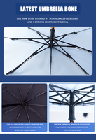 Parasol de pare-brise de voiture portable YISHUN, design de luxe personnalisé, protection multicouche contre les UV, idéal pour l'été