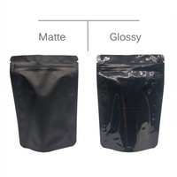 Bolsas de papel de aluminio con cierre de cremallera para almacenamiento de alimentos, bolsas de Mylar con estampado personalizado, color mate/brillante, 100 Uds.