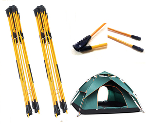 Outdoor Pop up Durable Camping Collapsible FRP Fiberglass <b>Tent</b> Poles Rod - Product Image 5