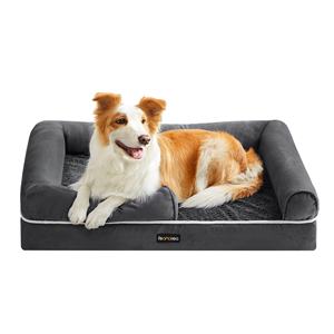 Feandrea Orthopedische Hondenbed Voor Kleine Middelgrote Honden Rechthoek Bedden Zachte Hondenbank Met Afneembare Wasbare Hoes - Product Image 1