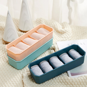 Clothing Organizer Rectangular Multi Compartment Socks Underwear <b>Storage</b> <b>Box</b> Space Saving Desktop <b>Drawer</b> Organizer - Product Image 2
