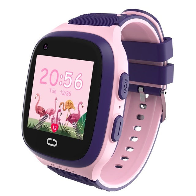 Original Manufacturer Customization 4G Kids Smart Watch Square Design SOS GPS Video Call SIM Card Camera Alarm Clock Pedometer