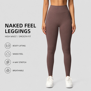 Leggings de Yoga para Mujer, Cintura Alta, Sin Costuras, Elásticos en 4 Direcciones, Control de Abdomen, Levanta Glúteos, Pantalones para Gimnasio, Correr y Entrenamiento - Product Image 3